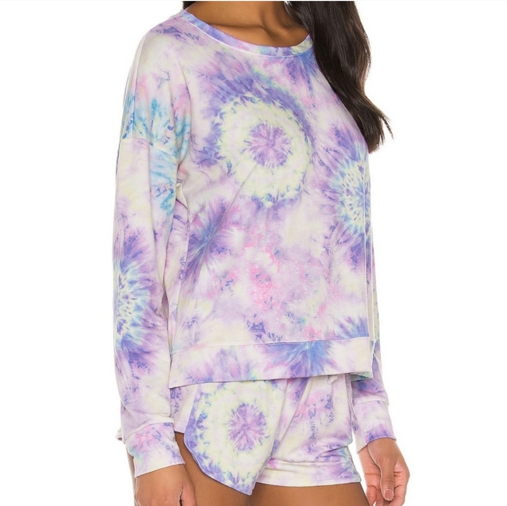 Onzie X REVOLVE High Low Sweater - Neon Tie Dye - Picture 4 of 7